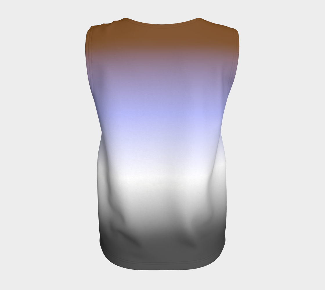 Gender Apathetic Gradient Loose Tank (Long)