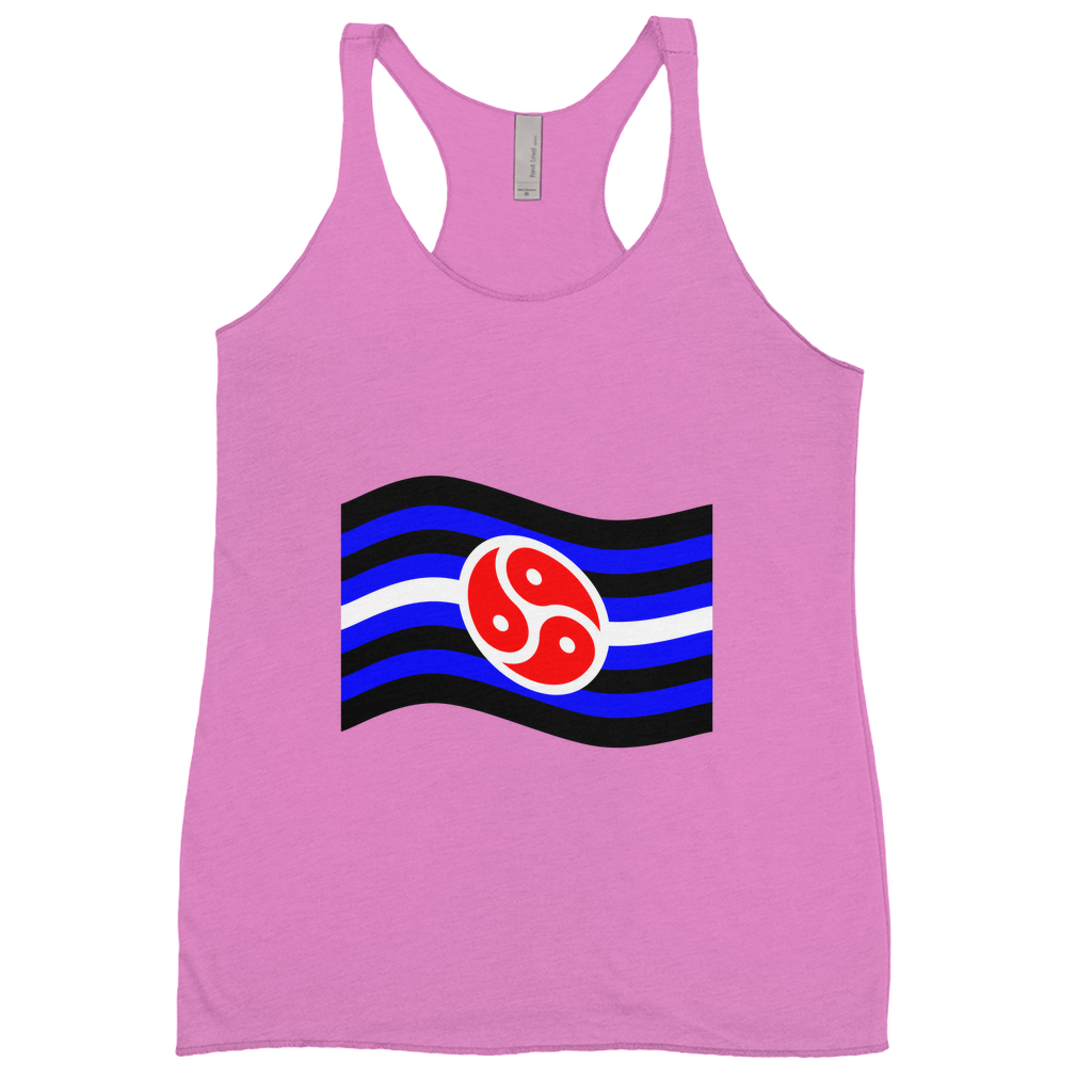 Kink and Fetish Flag Fitted Racerback Tank Tops | Choose Your Flag
