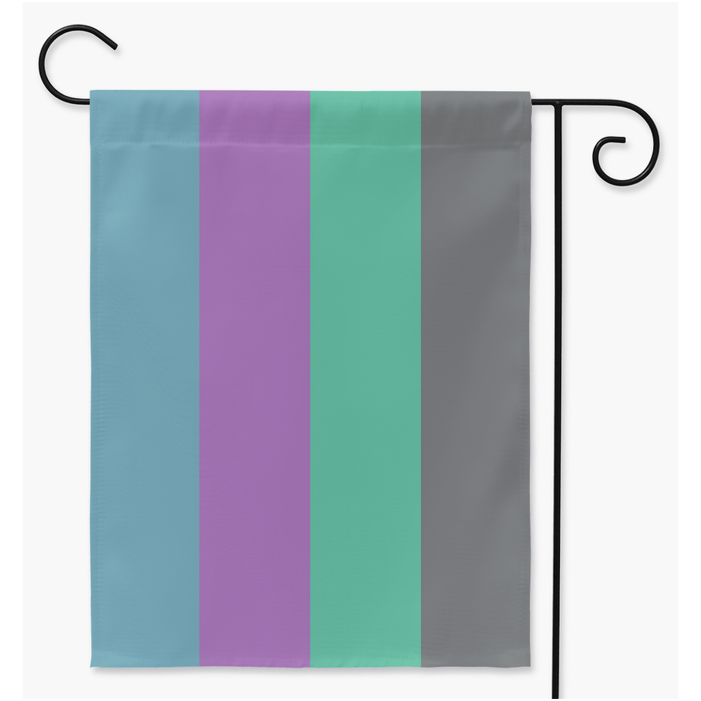 Enigmasexual Pride Yard et drapeaux de jardin | Simple ou double face | 2 tailles | Spectre Aro Ace