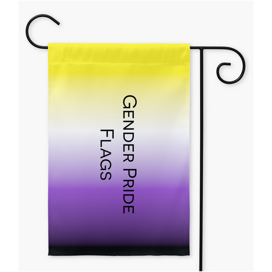 Elige tus banderas de jardín y jardín con orgullo de género | Una o dos caras | 2 tamaños