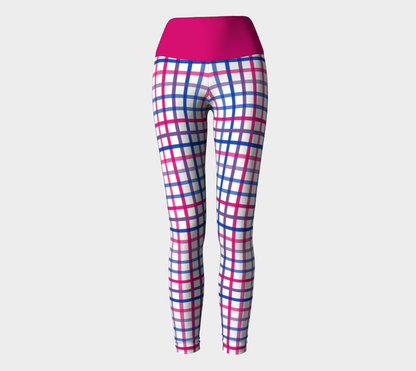 Bisexual Tattersol Plaid Yoga Leggings