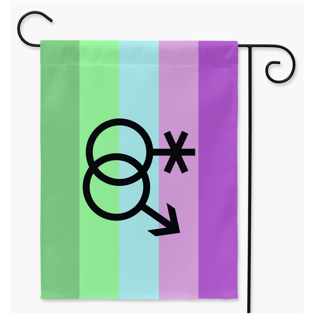 Toric Yard and Garden Flags | Single Or Double-Sided | 2 Sizes | Romantic and Sexual Orientations