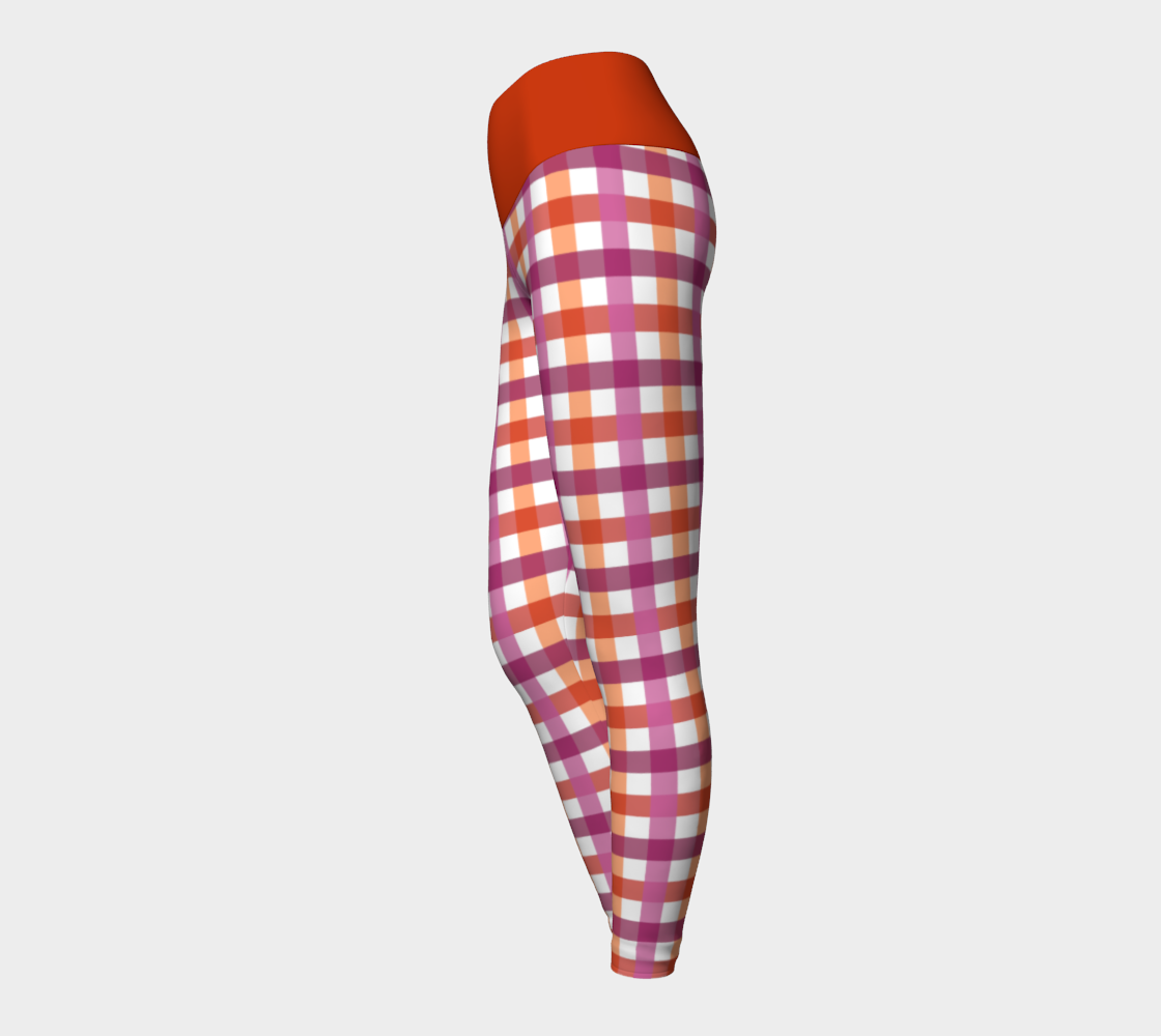 Lesbienne - V1 Gingham Yoga Legging