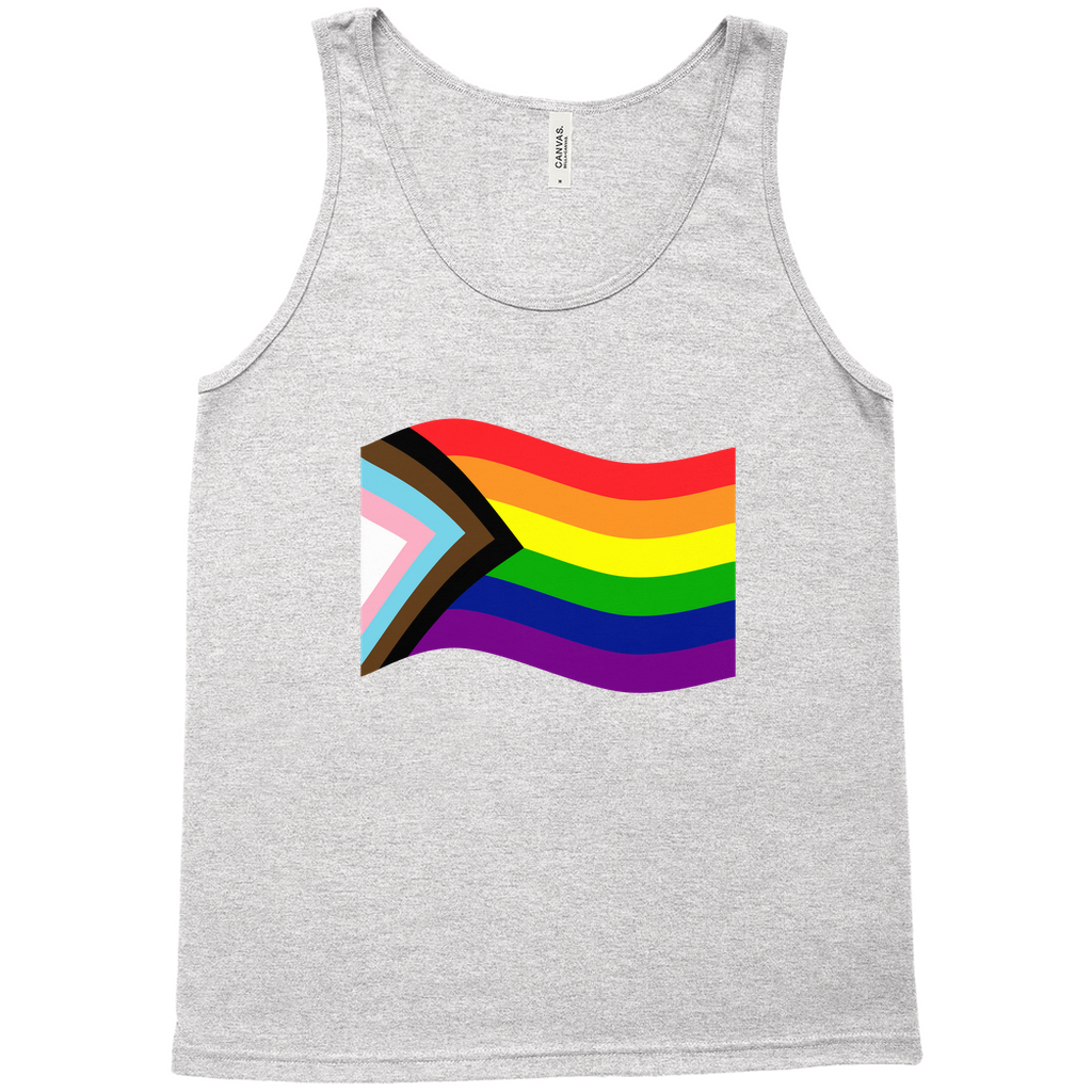 Rainbow Pride Flag Relaxed Fit Tank Tops | Choose Your Flag | Bella + Canvas