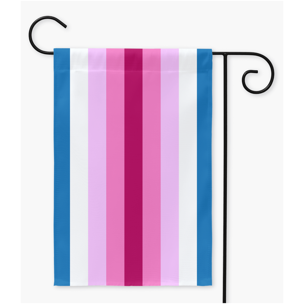 Transfeminine - V2 Yard and Garden Flags | Single Or Double-Sided | 2 Sizes