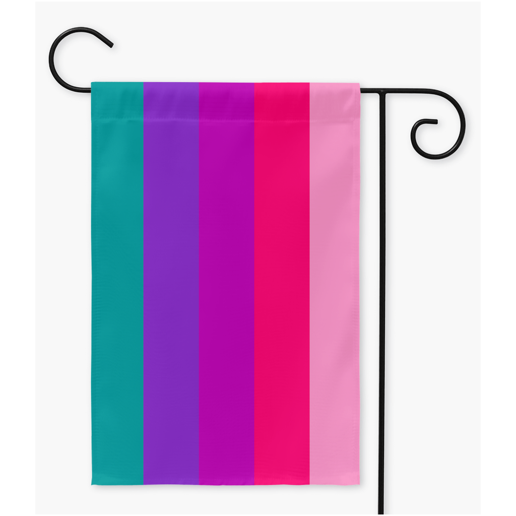 Bi-Lesbian Pride Yard and Garden Flags  | Single Or Double-Sided | 2 Sizes