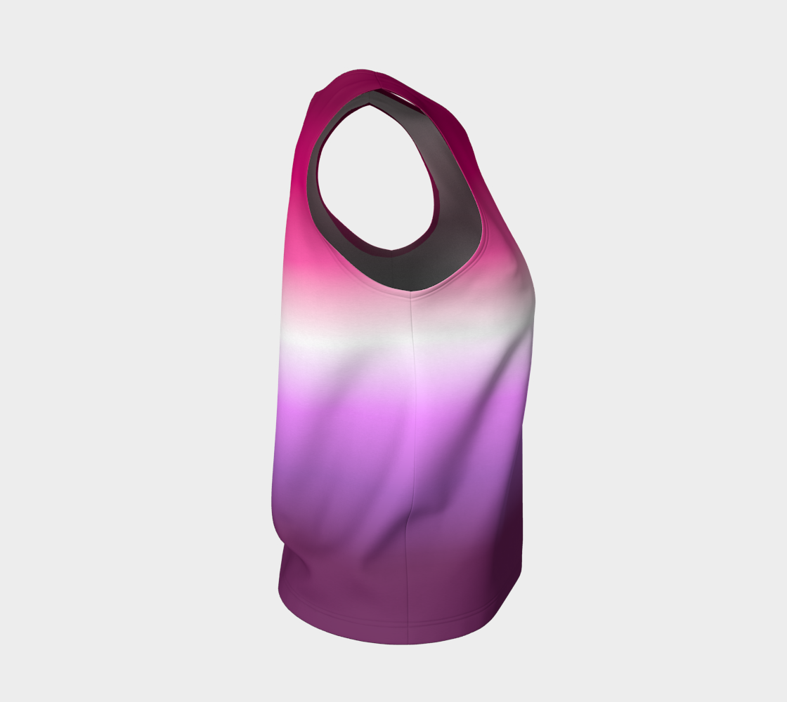 Lesbian - V2 Gradient Loose Tank (Long)