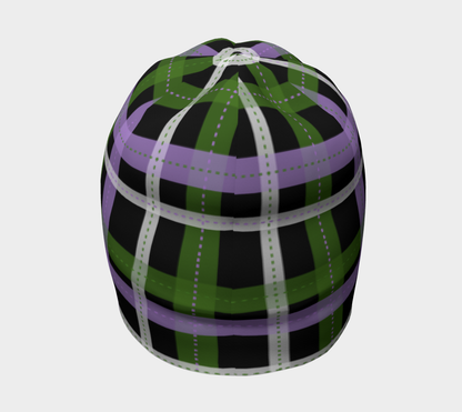 Genderqueer Plaid Beanie