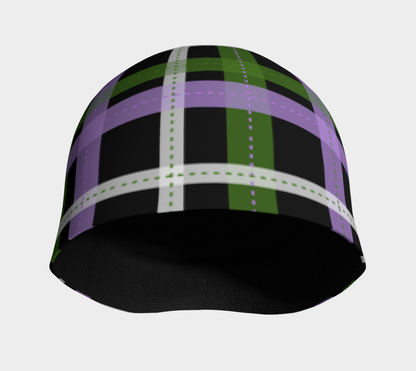 Genderqueer Plaid Beanie