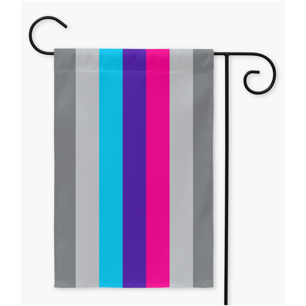 Demiandrogyne Pride Yard and Garden Flags | Single Or Double-Sided | 2 Sizes | Gender Identity and Expression