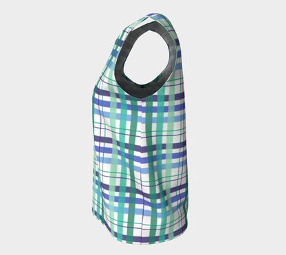 Gay Man (anciennement Vincian - V2) Plaid Loose Tank (Long)