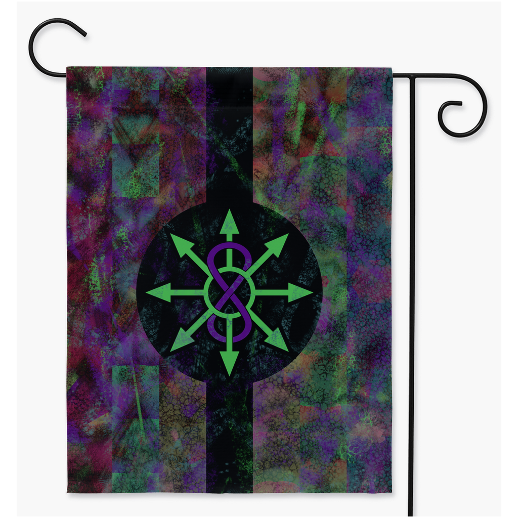 Chaotic Autistic Yard & Garden Flags | Single Or Double-Sided | 2 Sizes