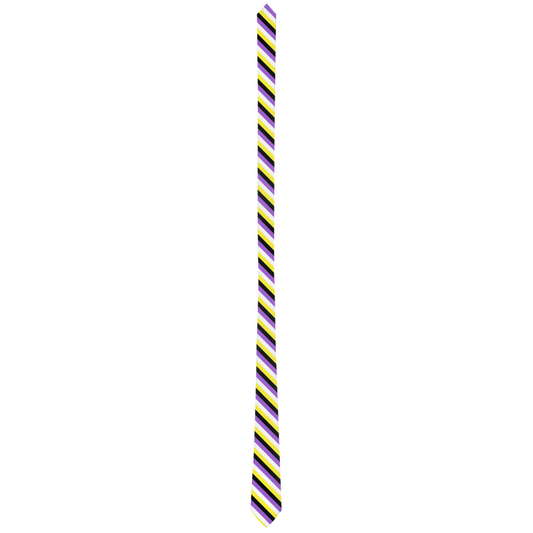 Nonbinary Striped Pride Patterned Neck Ties