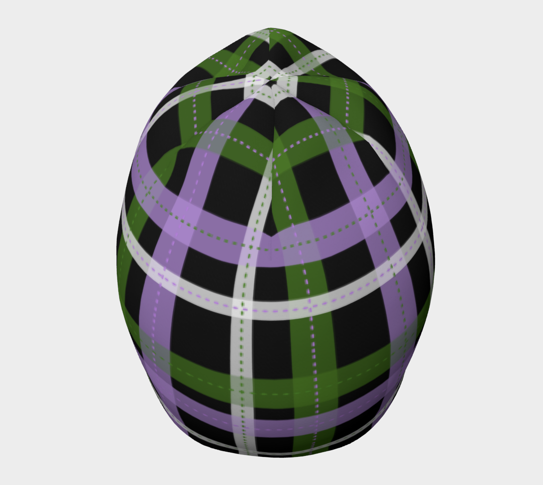 Genderqueer Plaid Beanie