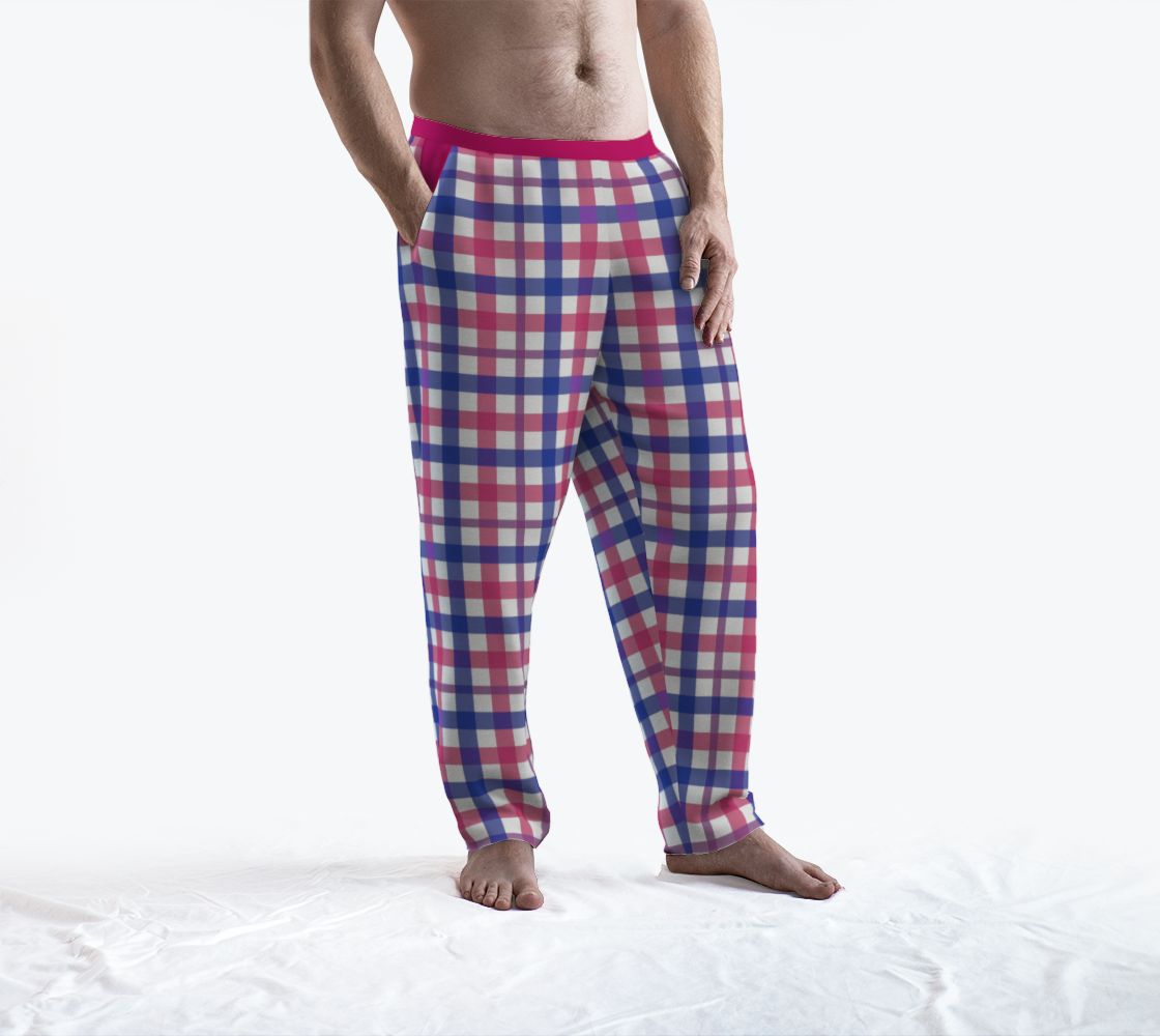 Bisexual Gingham Lounge Pants