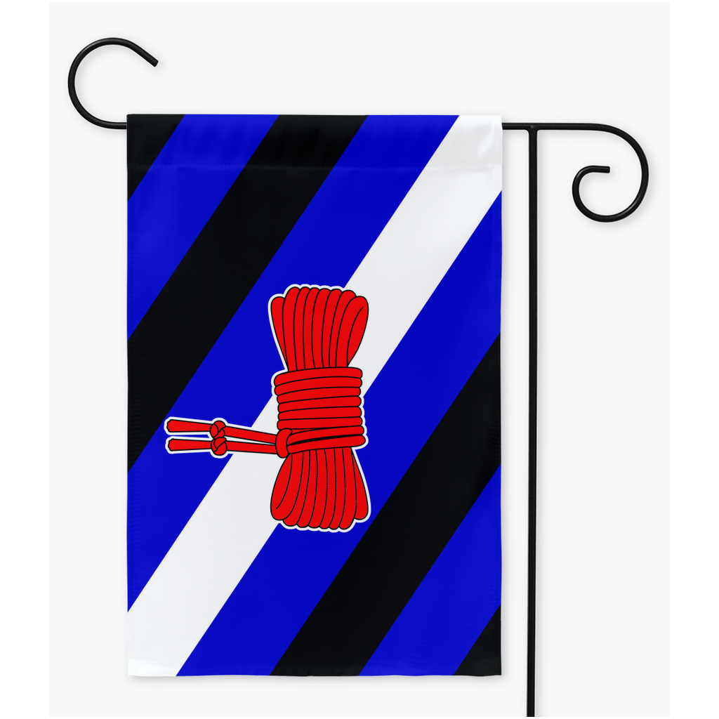 Rope Lover Yard and Garden Flags | Single Or Double-Sided | 2 Sizes | Kink and Fetish