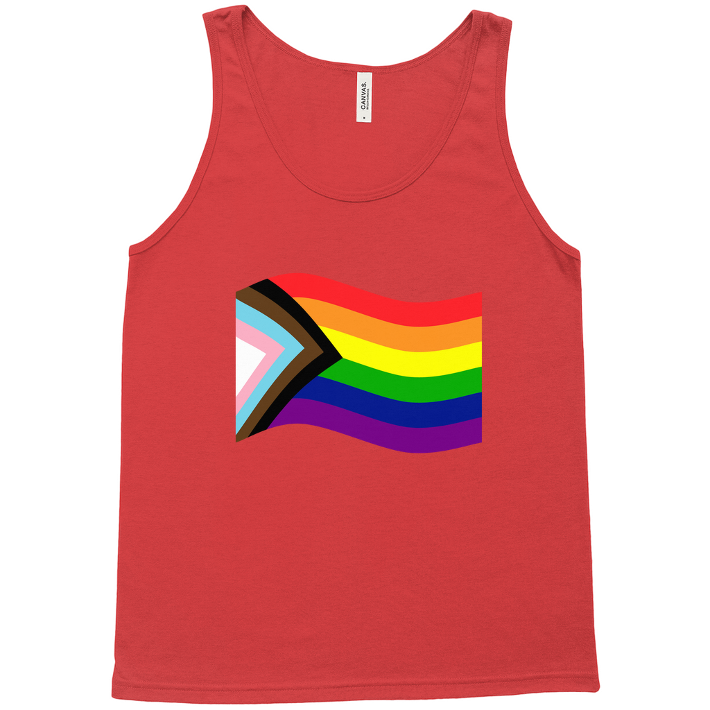 Rainbow Pride Flag Relaxed Fit Tank Tops | Choose Your Flag | Bella + Canvas