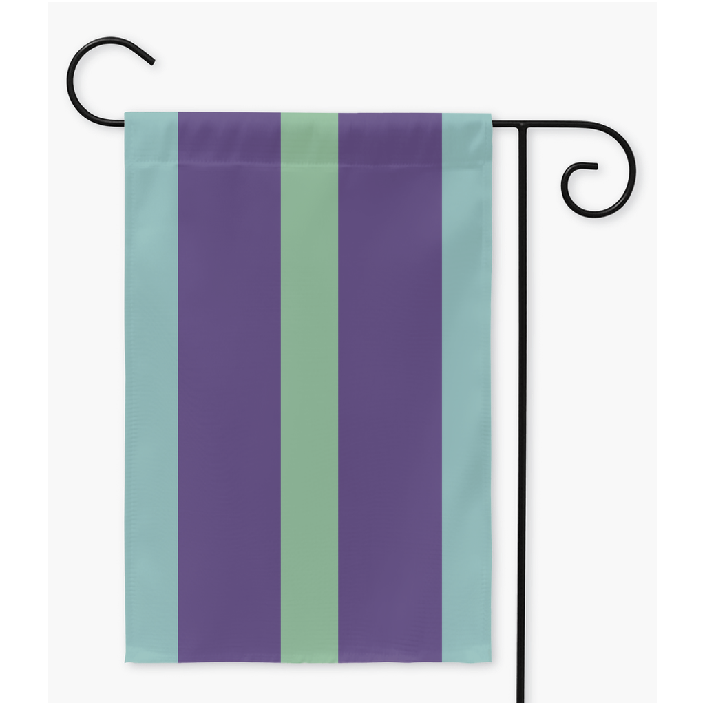 Schizotypal Yard and Garden Flags | Single Or Double-Sided | 2 Sizes
