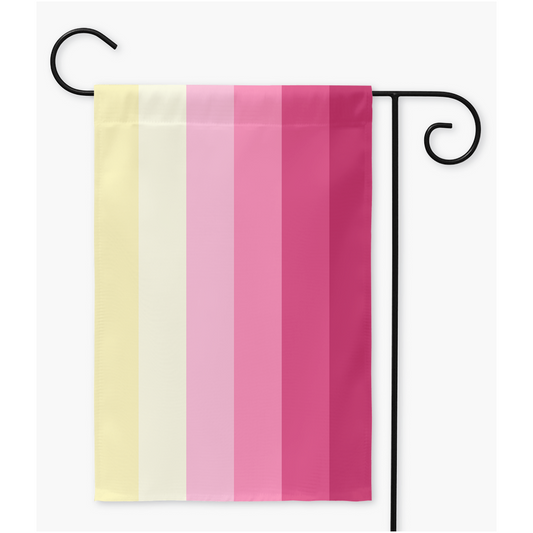 Drapeaux de cour et de jardin Mercuric | Simple ou double face | 2 tailles | Orientations romantiques et sexuelles