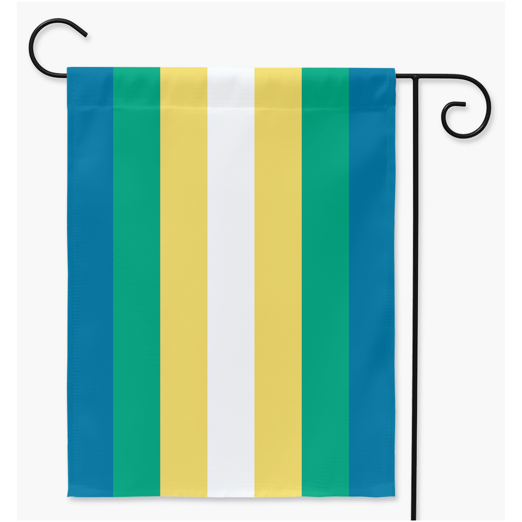 Nonbinary Man/Boy Pride Yard and Garden Flags  | Single Or Double-Sided | 2 Sizes