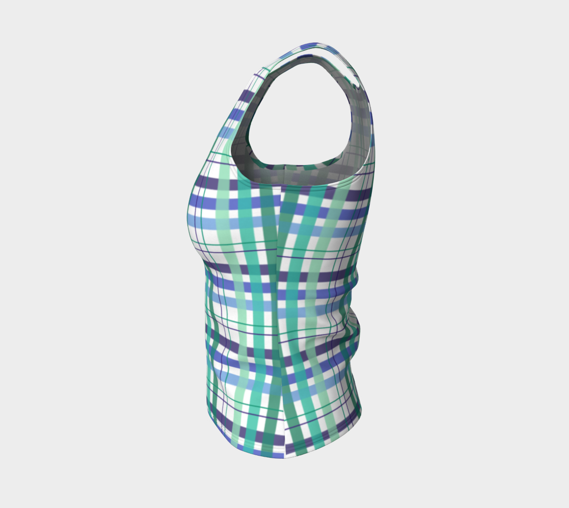 Gay Man (formerly Vincian - V2) Plaid Fitted Tank