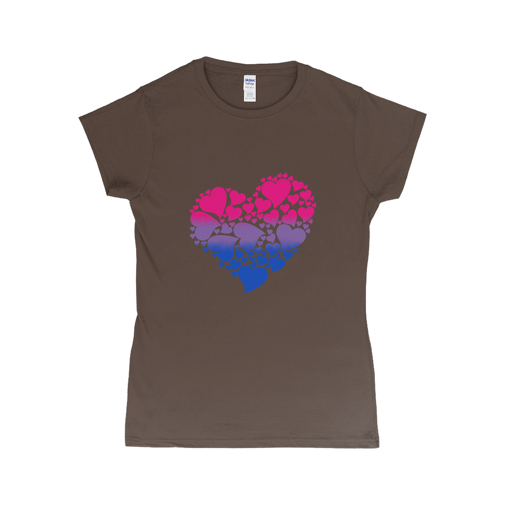 Heart of Hearts Fitted Tshirt | Choose Your Colourway | Gildan