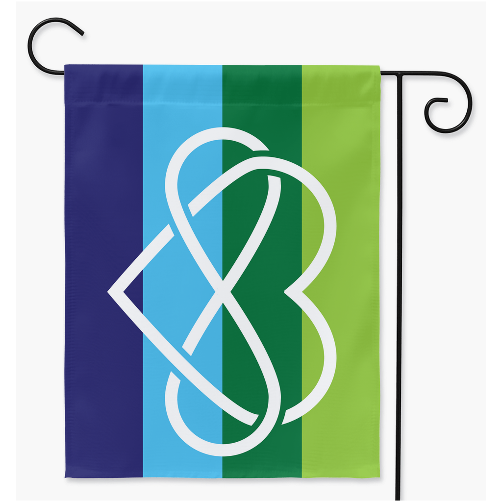 Polyamory - V3 Yard and Garden Flag  | Single Or Double-Sided | 2 Sizes