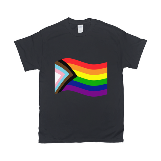 Rainbow Pride Flag Relaxed Fit Tshirt - DARK | Choose Your Flag