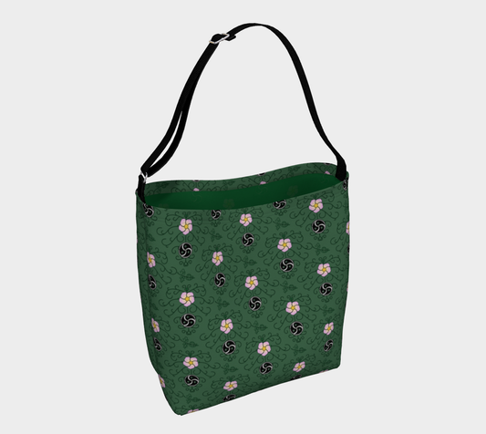 Wild Rose and Vine BDSM (Green) Day Tote