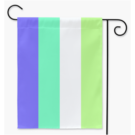 Unlabeled Gender - V1 Yard and Garden Flags | Single Or Double-Sided | 2 Sizes | Gender Identity and Expression
