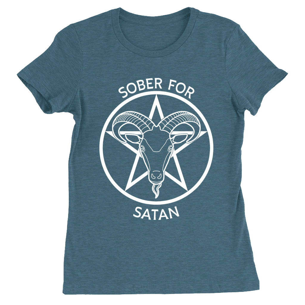 Sober for Satan - DARK Fitted Tshirt | Choose Your Colourway | Bella + Canvas