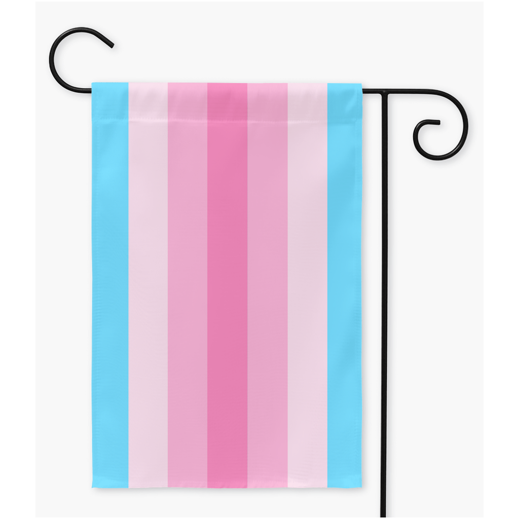 Transfeminine - V1 Yard and Garden Flags | Single Or Double-Sided | 2 Sizes