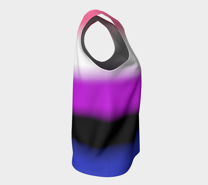 Genderfluid Gradient Loose Tank