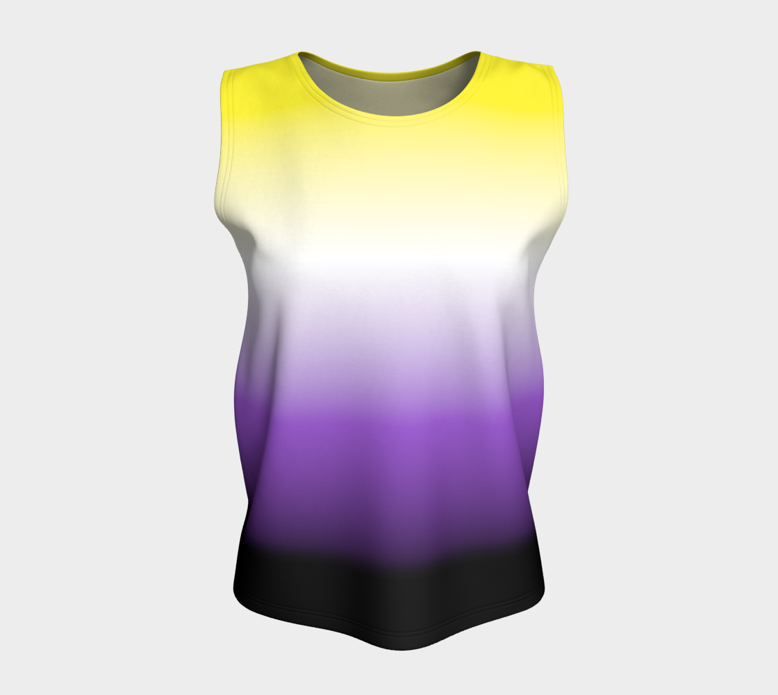 Nonbinary Gradient Loose Tank (Long)