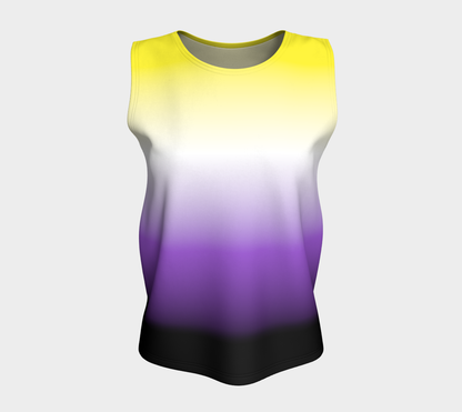 Nonbinary Gradient Loose Tank (Long)