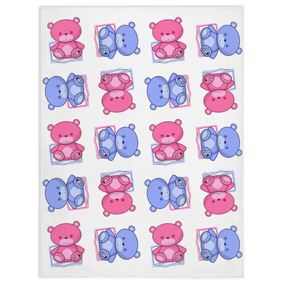 Teddy Bear Minky Blankets | ABDL
