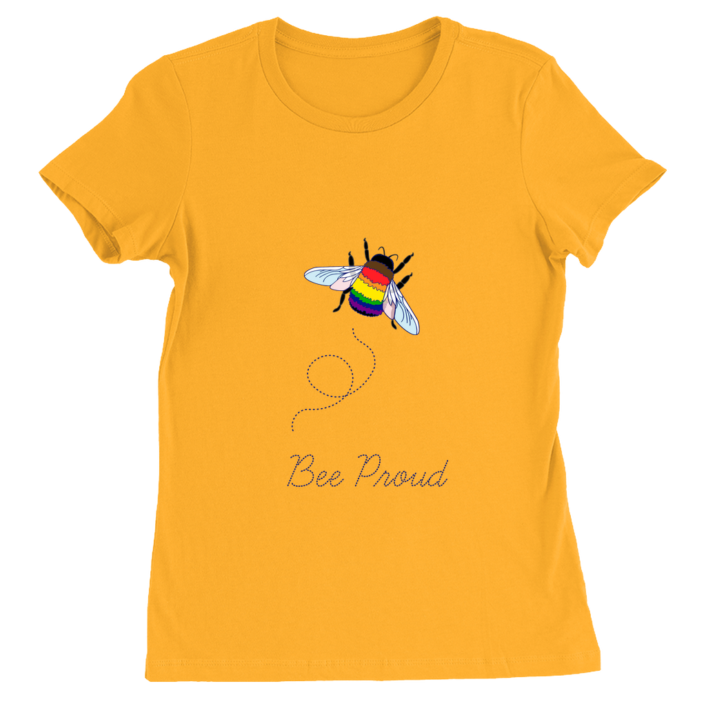 Bumblebee Pride Pun Fitted Tshirts - LIGHT | Choose Your Colourway and Pun | Bella + Canvas