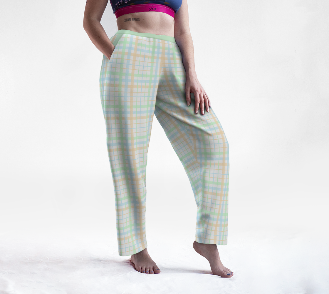 Unlabeled Orientation Plaid Lounge Pants