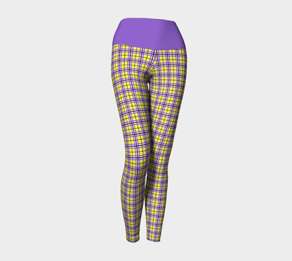 Nonbinary Yellow Enbyberry Yoga Leggings