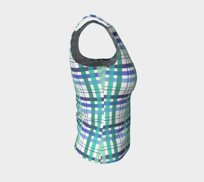 Gay Man (formerly Vincian - V2) Plaid Fitted Tank