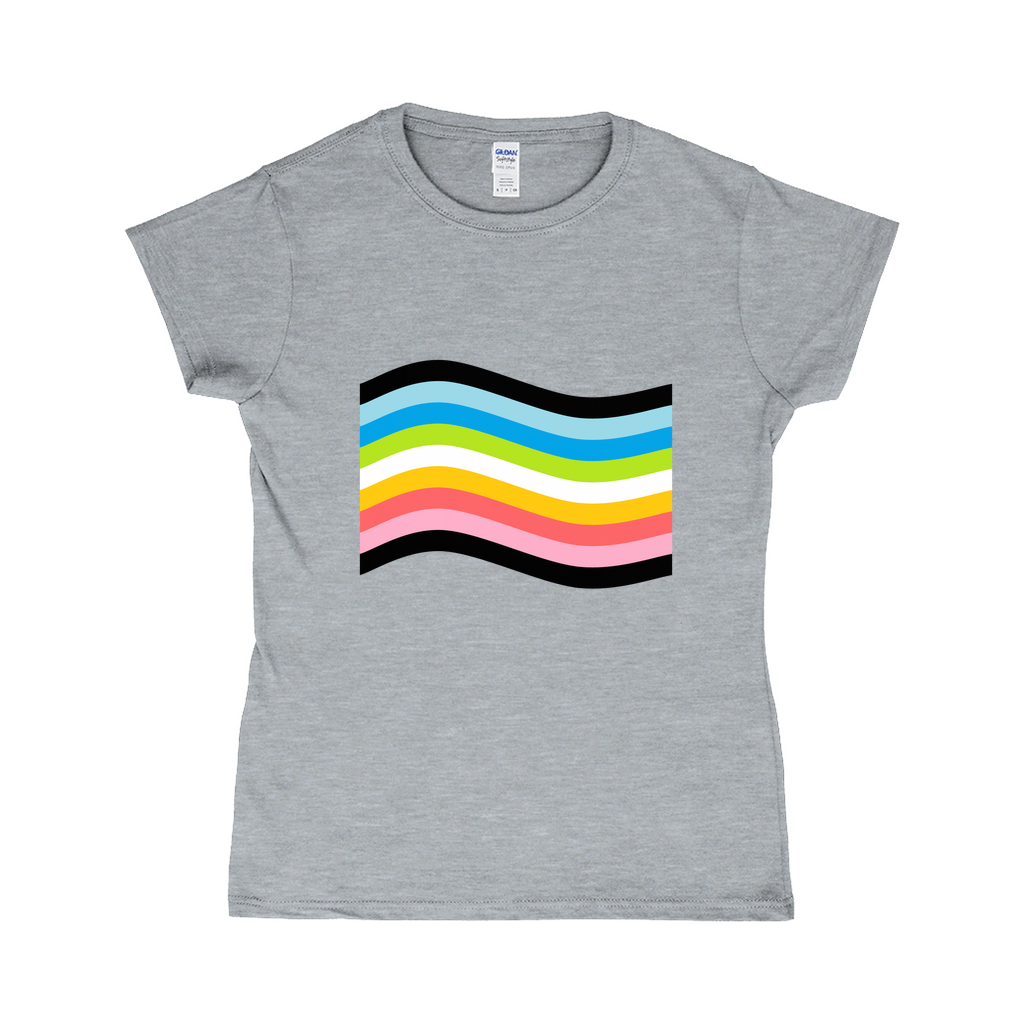 Orientation Pride Flag Fitted Tshirt | Choose Your Flag | Gildan