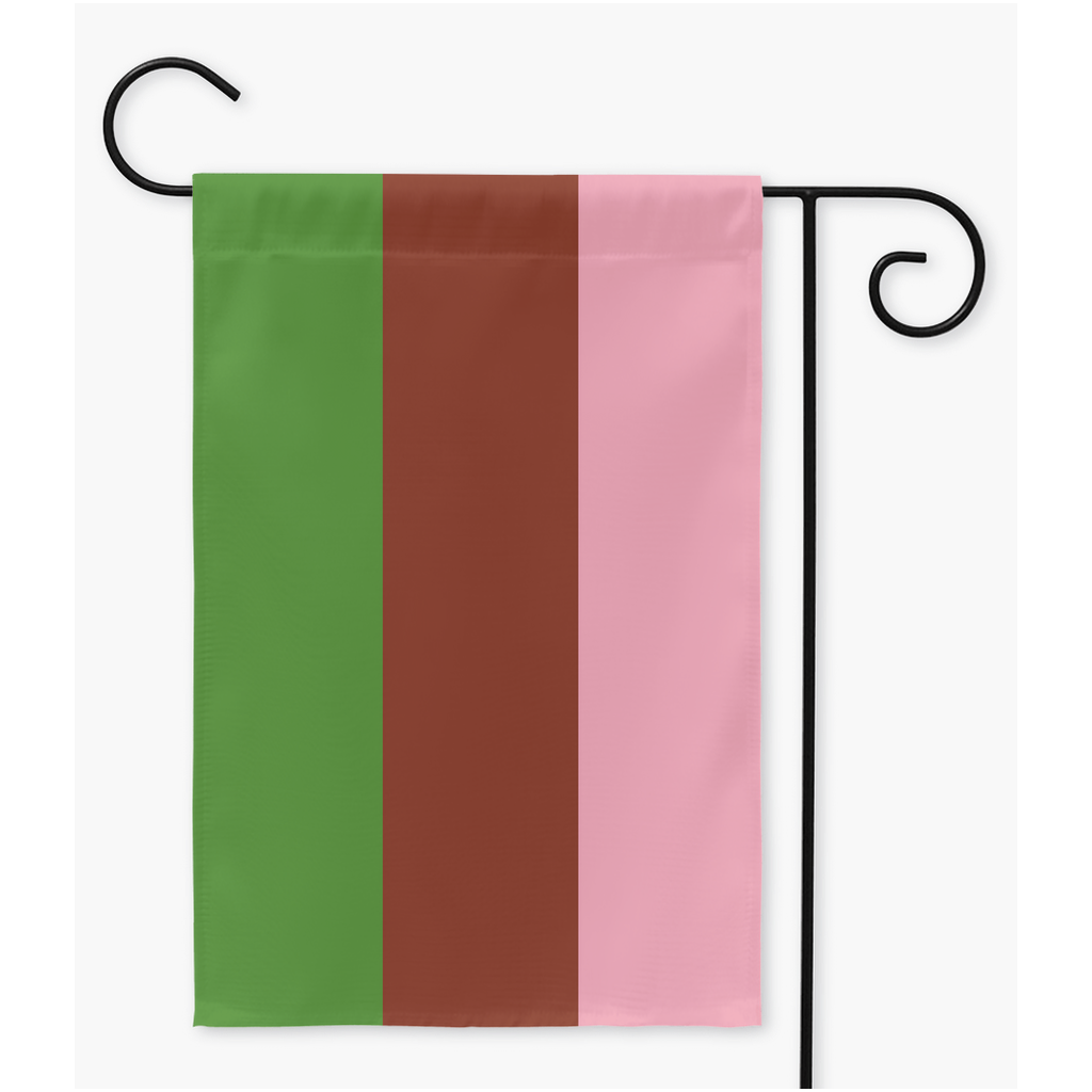 Gynesexual - V1 Yard and Garden Flags | Single Or Double-Sided | 2 Sizes | Romantic and Sexual Orientations