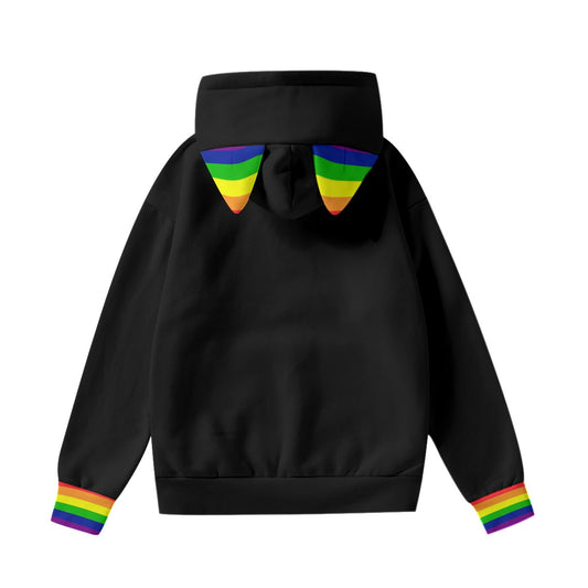Pride Bunny Hoodie With Ears | Choose Your Flag Colourway
