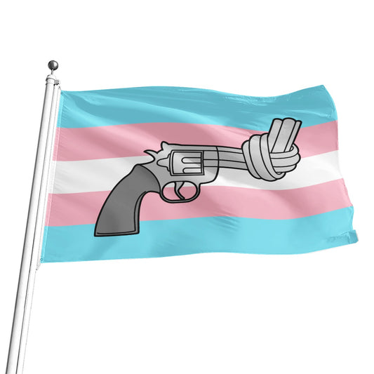 Antiviolence - Transgender All-Over Print Flag | 5 Sizes