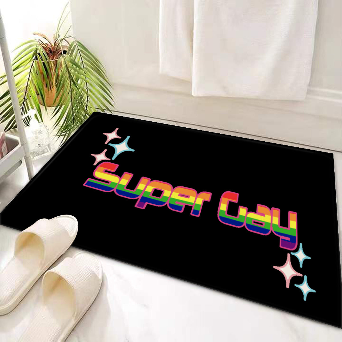 Super Gay Door Mat | Rubber Door Mat