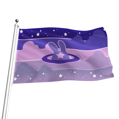 Lumibunnic All-Over Print Flag | 5 Sizes