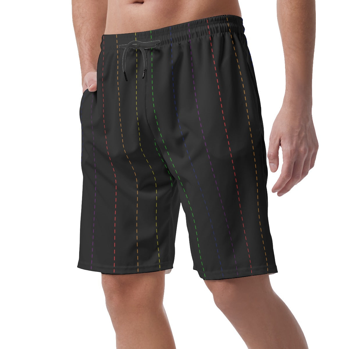 Pride Pinstriped Relaxed Fit Casual Shorts | 4-Way Stretch | Choose Your Colourway