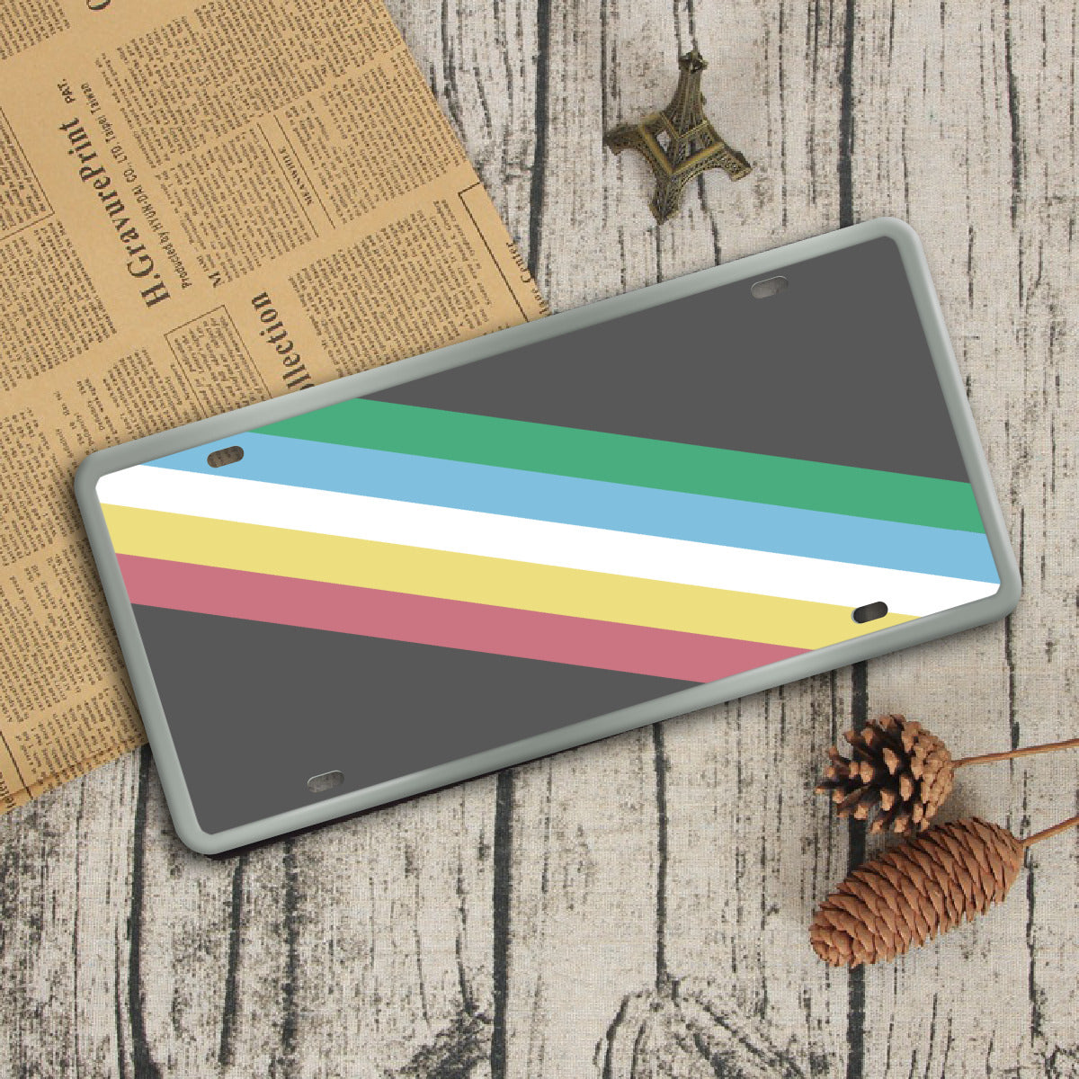 Disability and Neurodiversity Pride Decorative License Plate | Choose Your Flag