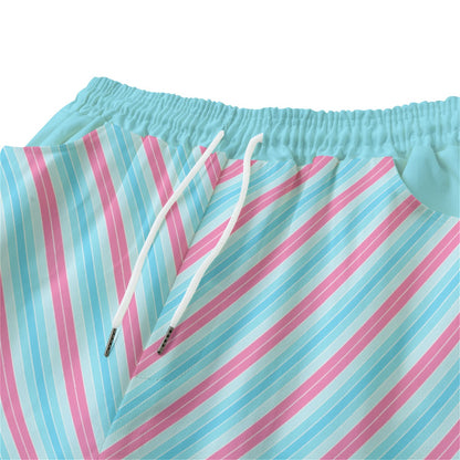 Pride Striped Straight Casual Short | 245GSM Cotton | Choose Your Colourway