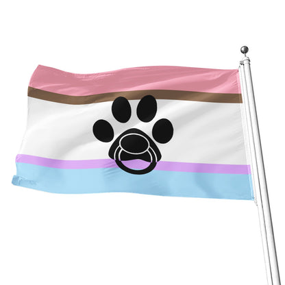 Bandera con estampado integral de Babyfur | 5 tamaños
